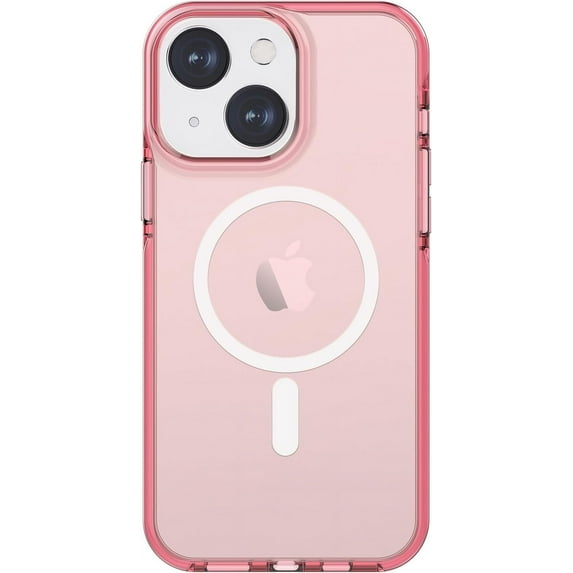 for iPhone 13 and iPhone 14 Magsafe Case, 6.6ft Drop Protection, Full Body Screen Camera Protective Phone Case, Pink