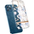 thumbnail image 1 of for iPhone 14 13 12 11 Pro Max Plus Case, Light Thin Clear TPU Phone Case, Stylish Classic Exquisite Floral Protector Cover(Flower H,13 Pro Max), 1 of 7