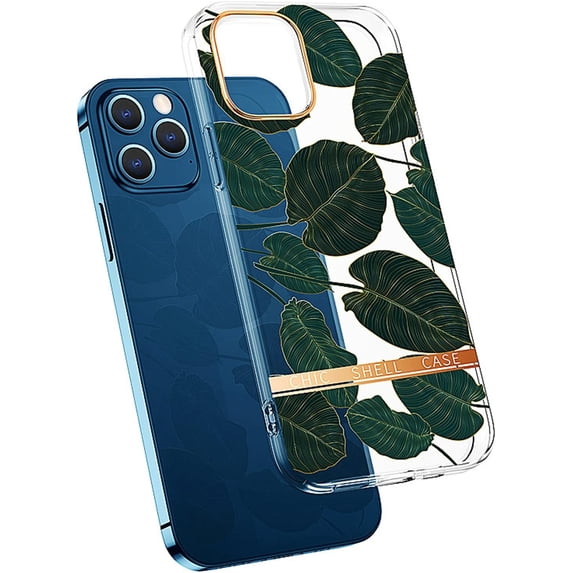 for iPhone 14 13 12 11 Pro Max Plus Case, Light Thin Clear TPU Phone Case, Stylish Classic Exquisite Floral Protector Cover(Flower a,11)