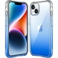 thumbnail image 1 of for iPhone 14 Case for iPhone 13 Case Gradient Blue Shockproof Bumpers Cases for iPhone 13/14, 1 of 12