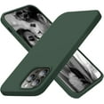 thumbnail image 1 of for iPhone 14 Pro Case, Silicone Ultra Slim Shockproof Protective Phone Case with [Soft Anti-Scratch Microfiber Lining], 6.1 inch, Alpine Green, 1 of 11