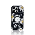 thumbnail image 1 of for iPhone 14 Pro Cute Case with 3D Bear Art Pattern Cool Case,Shockproof Matte Soft-Touch Skin-Friendly Cover, White/Green/Blue, 1 of 9