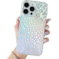 thumbnail image 1 of for iPhone 14 Pro Max Case Cute Glitter Girly Leopard Cheetah Women Slim Durable Hard Hybrid Protective Phone Case for iPhone 14 Pro Max 6.7 INCH…, 1 of 8