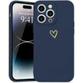 thumbnail image 1 of for iPhone 14 Pro Max Case Cute Slim Shockproof Phone Case with Wireless Charging Support and Protection, Navy Grey, 1 of 14