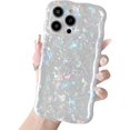 thumbnail image 1 of for iPhone 14 Pro Max Case Silicone Protective Slim Thin Shockproof Flexible Women Girls Cute Phone Case for iPhone 14 Pro Max Glitter, 1 of 8