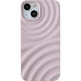 thumbnail image 1 of for iPhone 14 Pro Max Case, Water Ripple Wave Meteorite Bubble Pattern Chrome Plating Soft Compatible with iPhone Case (Pink,iPhone 14 Pro Max), 1 of 12