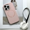 thumbnail image 1 of for iPhone 15 Back Case, Silicone Magsafe Ultra Slim Skin Friendly Shockproof Protective Lightweight Phone Case Cover for iPhone 15 - Lightpink, 1 of 3