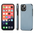 thumbnail image 1 of for iPhone 15 Case, Carbon Fiber Leather Slim Protective Cover, Full Protection Strong Impact Resistance Smartphone Protection for iPhone 15, Blue, 1 of 8