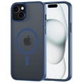 thumbnail image 1 of for iPhone 15 Case, Compatible with MagSafe, Translucent Matte Shockproof Anti-Slip Anti-Fingerprint Pocket-Friendly Phone Case Cover - Black, 1 of 7