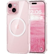 for iPhone 15 Case, Compatible with MagSafe, Translucent Matte Shockproof Anti-Slip Anti-Fingerprint Pocket-Friendly Phone Case Cover - Clear