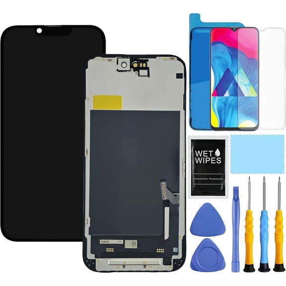 for iPhone 15 LCD Display digitizer A2846 A3089 A3092 A3090 Touch Screen Assembly with Repair Tools 6.1 Inch Black