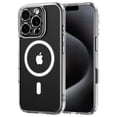 thumbnail image 1 of for iPhone 15 Pro Case Clear, Shockproof Protective Phone Bumper for Apple iPhone 16 Pro 6.3 inch - Clear, 1 of 7