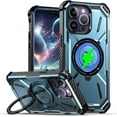 thumbnail image 1 of for iPhone 15 Pro Case Compatible for Magsafe, Magnetic Case with Ring Holder Phone Cover for iPhone 15 Pro HJJ Blue, 1 of 8