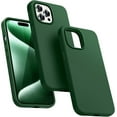 thumbnail image 1 of for iPhone 15 Pro Case,Liquid Silicone Slim Shockproof Protective iPhone 15 Pro 6.1 inch Phone Case [Microfiber Lining] (Alpine Green)…, 1 of 12