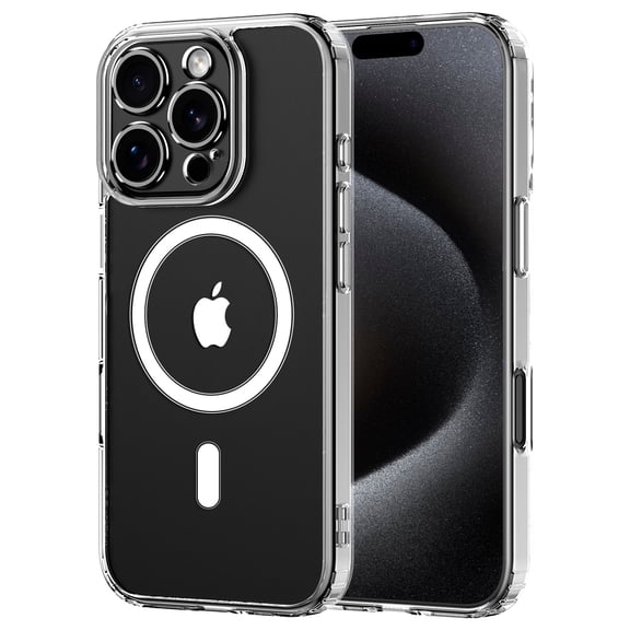 for iPhone 15 Pro Max Case Clear, Shockproof Protective Phone Bumper for Apple iPhone 16 Promax 6.9 inch - Clear