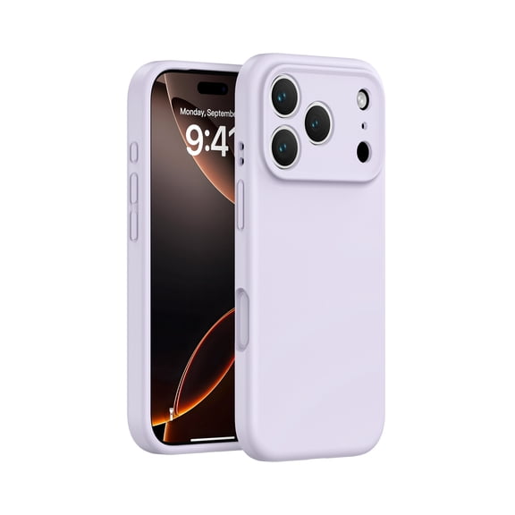 for iPhone 16 Case, Compatible with Magsafe, Full Protection Liquid Silicone Anti-Scratch Shockproof Case for iPhone 16, Purple