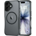 thumbnail image 1 of for iPhone 17 Case, Compatible with MagSafe, Translucent Matte Shockproof Anti-Slip Anti-Fingerprint Pocket-Friendly Phone Case Cover - Gray, 1 of 7