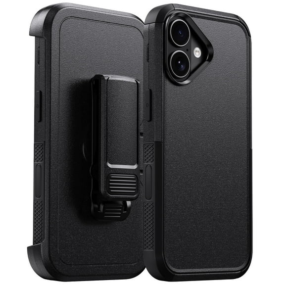 for iPhone 17 Case [Compatible with MagSafe] [with Belt Clip][with Screen Protector ] Heavy Duty Protection Phone Cover for Apple iPhone 17 6.3 inch
