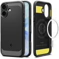 thumbnail image 1 of for iPhone 17 Case, Rugged Armor MagFit [TPU Covered Camera Control] [Compatible with MagSafe] - Matte Black, 1 of 7