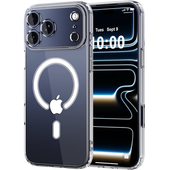 for iPhone 17 Pro Case Clear, Shockproof Protective Phone Bumper for Apple iPhone 17 Pro 6.3 inch - Clear