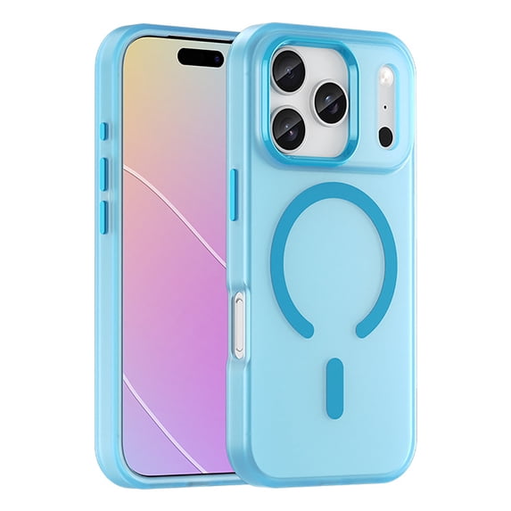 for iPhone 17 Pro Max Case,Anti-Yellowing,Compatible with MagSafe,Anti-drop Magnetic Frosted Slim Mobile Phone Cover