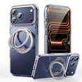thumbnail image 1 of for iPhone 17 Pro Max Case with 360°Rotating Stand,Compatible with MagSafe,Anti-yellowing Anti-drop,Magnetic Phone Cover, 1 of 9