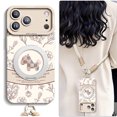 thumbnail image 1 of for iPhone 17 Pro Max Case with Lanyard,360° Rotate Holder,Compatible with MagSafe,Anti-drop Liquid Silicone Magnetic Phone Shell, 1 of 6