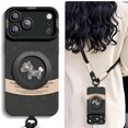 thumbnail image 1 of for iPhone 17 Pro Max Case with Lanyard,360° Rotate Holder,Compatible with MagSafe,Anti-drop Liquid Silicone Magnetic Phone Shell, 1 of 6