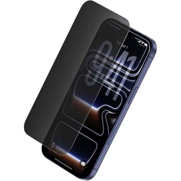 Tempered Glass Screen Protector Compatible with 17 Pro Max, 9H Anti-Scratch HD Clear Phone Screen Guard, Fingerprint Resistant, Bubble-Free, Case Friendly