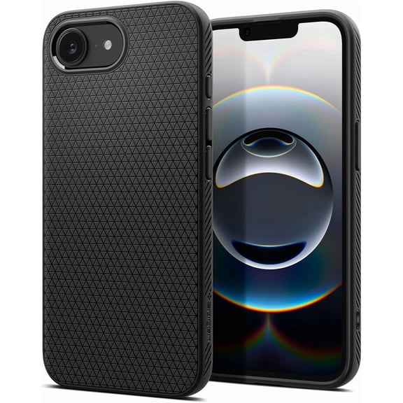 for iPhone 17e / 16e Case, Liquid Air [Military-Grade Protection] - Matte Black | Military-Grade Protection