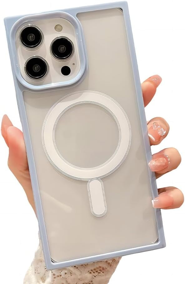 for iPhone with MagSafe] Cute Silicone Frame Camera