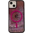 for iPhone with MagSafe] Luxury Bling Sparkle Flowing