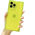 thumbnail image 1 of for iPhone Case,Cute  Clear Camera Lens Protection Silicone Soft Shockproof Phone Case (Yellow,iPhone 14 Pro Max), 1 of 6
