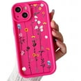 thumbnail image 1 of for iPhone Case,Cute Flower Branch Pattern Design Soft Silicone Soft Shockproof Cover Phone Case (Rose Red,iPhone 13 Pro Max), 1 of 6