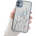 thumbnail image 1 of for iPhone Case,Cute Flower Pattern Soft Matte Touch Camera Lens Protection Soft Shockproof Phone Case (Grey,iPhone 13), 1 of 5