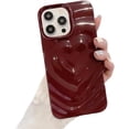 thumbnail image 1 of for iPhone Case,Cute Love Heart Shape Water Ripple Pattern Camera Lens Protection Soft Shockproof Phone Case (Red,iPhone 14 Pro Max), 1 of 6