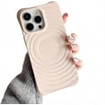 thumbnail image 1 of for iPhone Case,Cute Water Wave Ripple Silicone Pattern Camera Lens Protection Soft Shockproof Phone Case (Pink,iPhone 14 Pro Max), 1 of 6