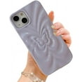 thumbnail image 1 of for iPhone Case,Luxury Butterfly Shape Water Ripple Pattern Camera Lens Protection Soft Shockproof Phone Case (Purple,iPhone 13 Pro), 1 of 6