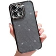 thumbnail image 1 of for iPhone Case,Luxury Crystal Diamend Rhinestone Sparkle Sparkly Bling Soft Shockproof Phone Case (Black,iPhone 15 Pro Max), 1 of 6