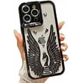 thumbnail image 1 of for iPhone Case,Luxury ElectroPlated Peacock with Camera Lens Kickstand Silicone Camera Lens Protection Soft Shockproof Phone Case (Black,iPhone 13), 1 of 6