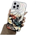 thumbnail image 1 of for iPhone Case,Luxury Laser Water Ripple Flower Pattern Shockproof Phone Case (Black,iPhone 14 Plus), 1 of 6
