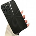 thumbnail image 1 of for iPhone Case,Luxury Metallic Gloss Aurora Ombre Design Slim Silicone Camera Lens Protection Soft Shockproof Phone Case (Black,iPhone 15 Pro Max), 1 of 4