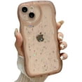thumbnail image 1 of for iPhone Case,Luxury Water Wave Shape Frame Glitter Sparkle Sparkly Star Camera Lens Protection Soft Shockproof Phone Case (Pink,iPhone 11 Pro Max), 1 of 6