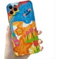 for iPhone Case,Oil Painting Full Body Protection Soft Silicone