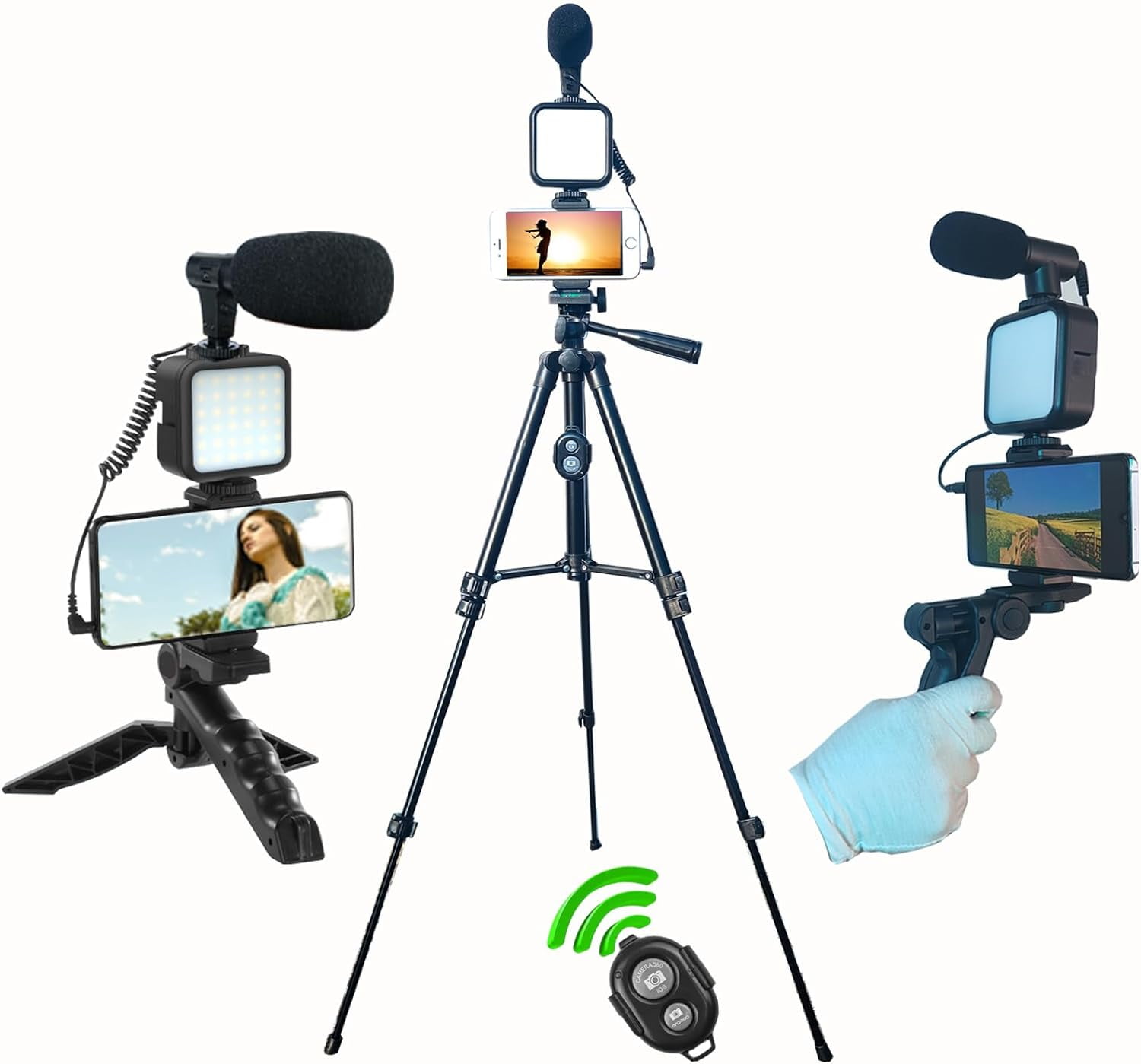 Vlogging Best Equipment For Tiktok Videos Tripod For Cell Phone