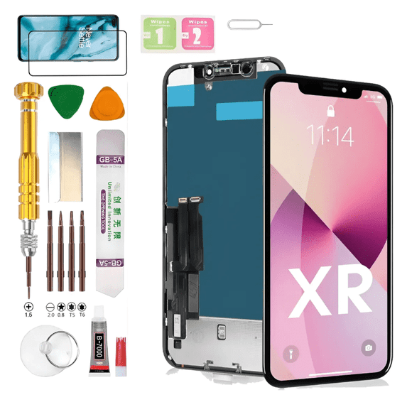 for iPhone XR 6.1 inch Replacement Digitizer Display Touch Screen LCD Assembly Repair Tools
