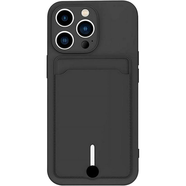 for iPhone XR Case with Card Holder [Slim Protective] Silicone