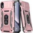 thumbnail image 1 of for iPhone XR Case with Screen Protector,Sliding Camera Cover,-Grade Cover with  Stand Phone Case 6.1" Rose Gold, 1 of 14