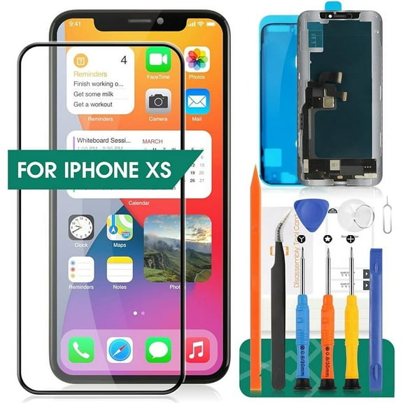 for iPhone Xs Screen Replacement A2097 3D Touch LCD Screen Replacement A1920 LCD Display A2100 Touch Digitizer Assembly A2098 Repair Parts Kits