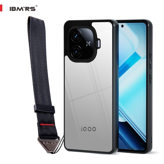 for vivo iQOO Z9 Turbo/Y200 GT Case,Military Grade Drop Tested, Shockproof Matte Translucent Hard Back Slim Protective Case. Camo Black